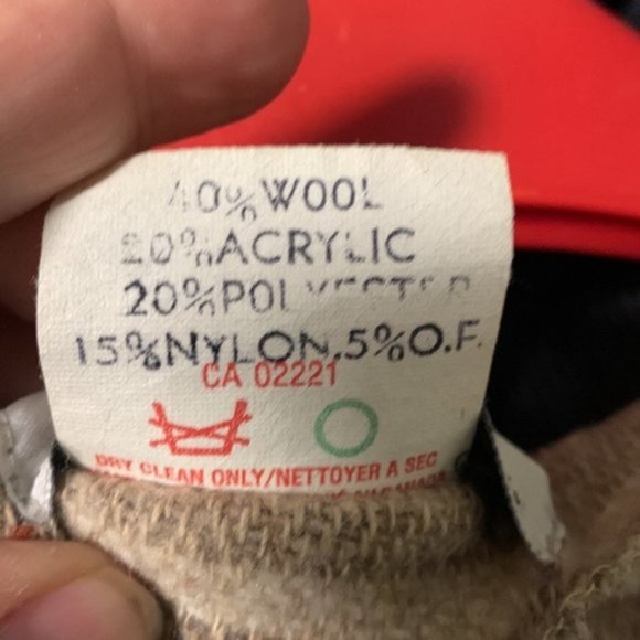 Brown Wool Blend Rauna Wrap - Picture 5 of 5